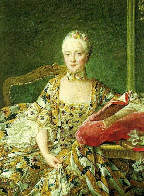 Francois-Hubert Drouais the marquise d aiguiandes France oil painting art